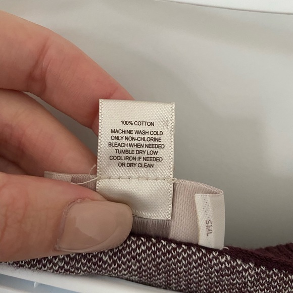 LOFT Burgundy Printed Sweater - Picture 4 of 4